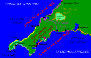 Cornwall and Bodmin Moor Walking Holidays with Lets Go Walking