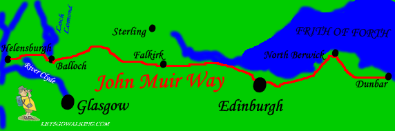 John Muir Way Scottish walking holiday with Lets Go Walking