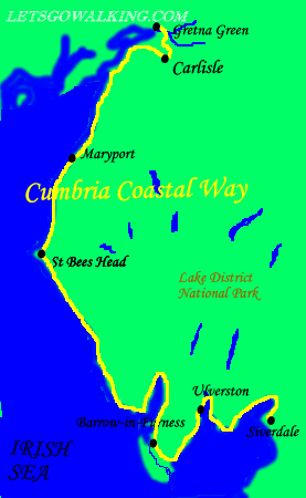cumbria_coastal_way_map letsgowalking hiking holidays england