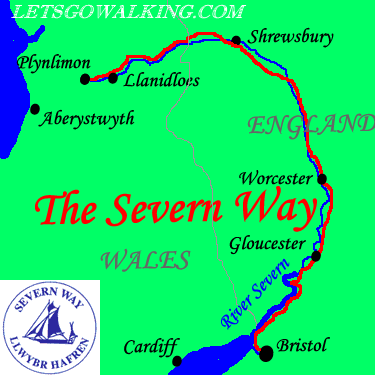 severn_way_map letsgowalking.co.uk river walking holidays